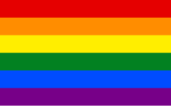 Prideflagge | Stoff-Banner Querformat