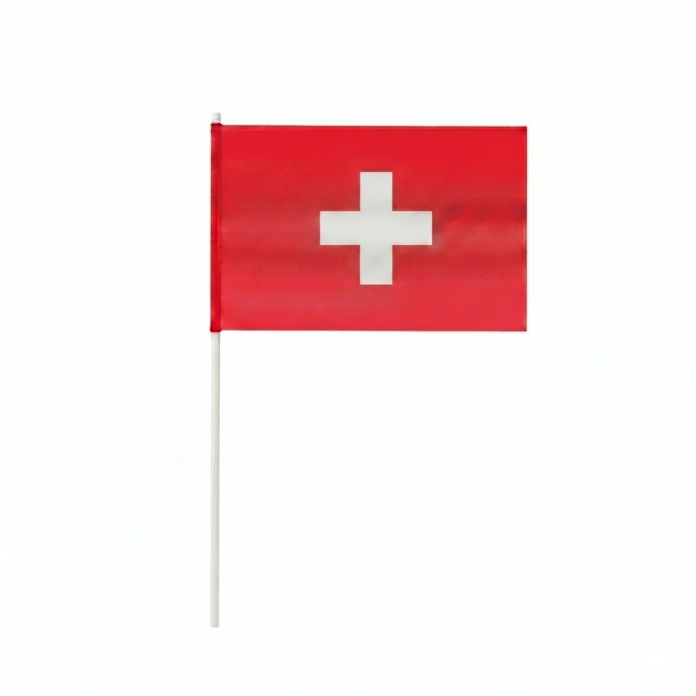 Schweizer Fahne | Papier Schwenkfahne
