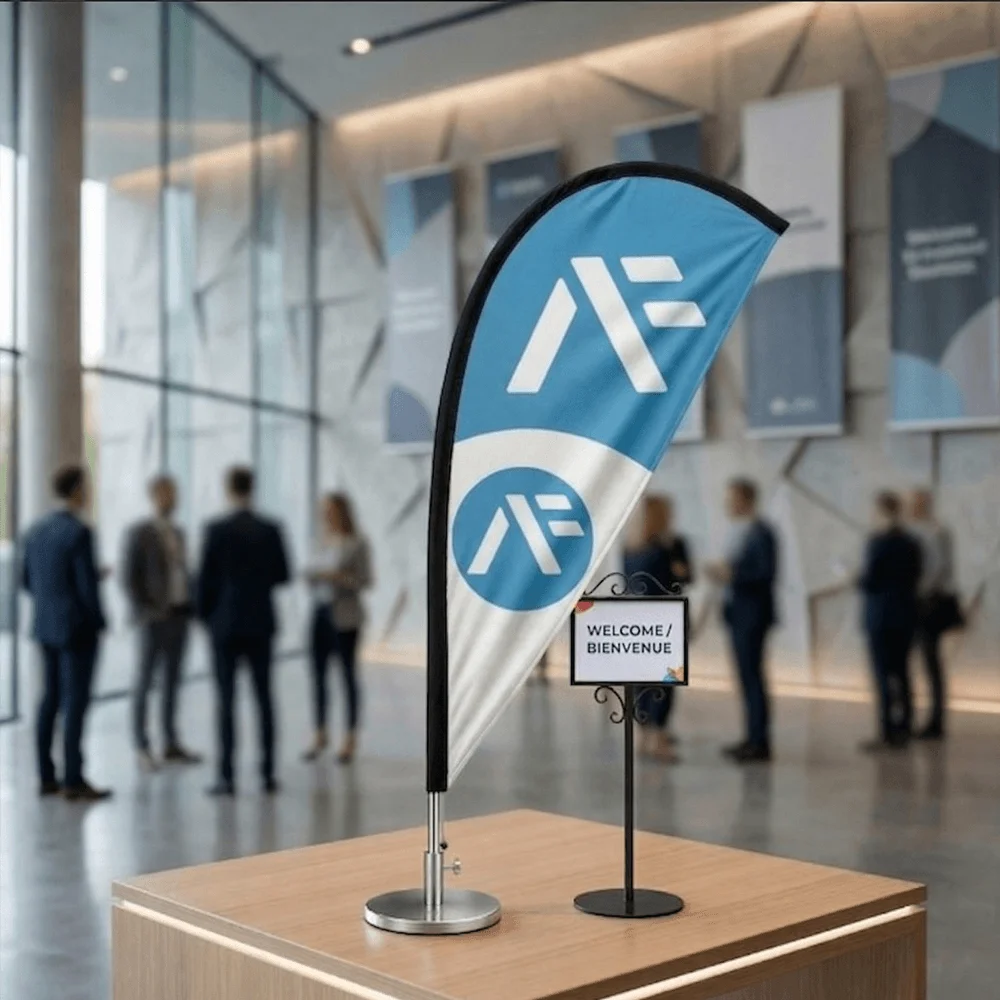 Mini Beachflag Tropfen (Drop)
