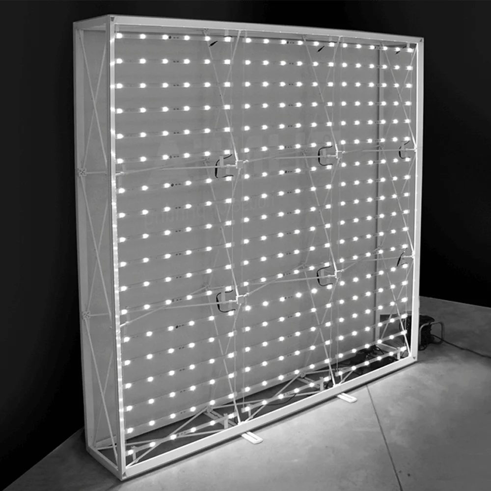 SEG POP UP Messewand mit LED