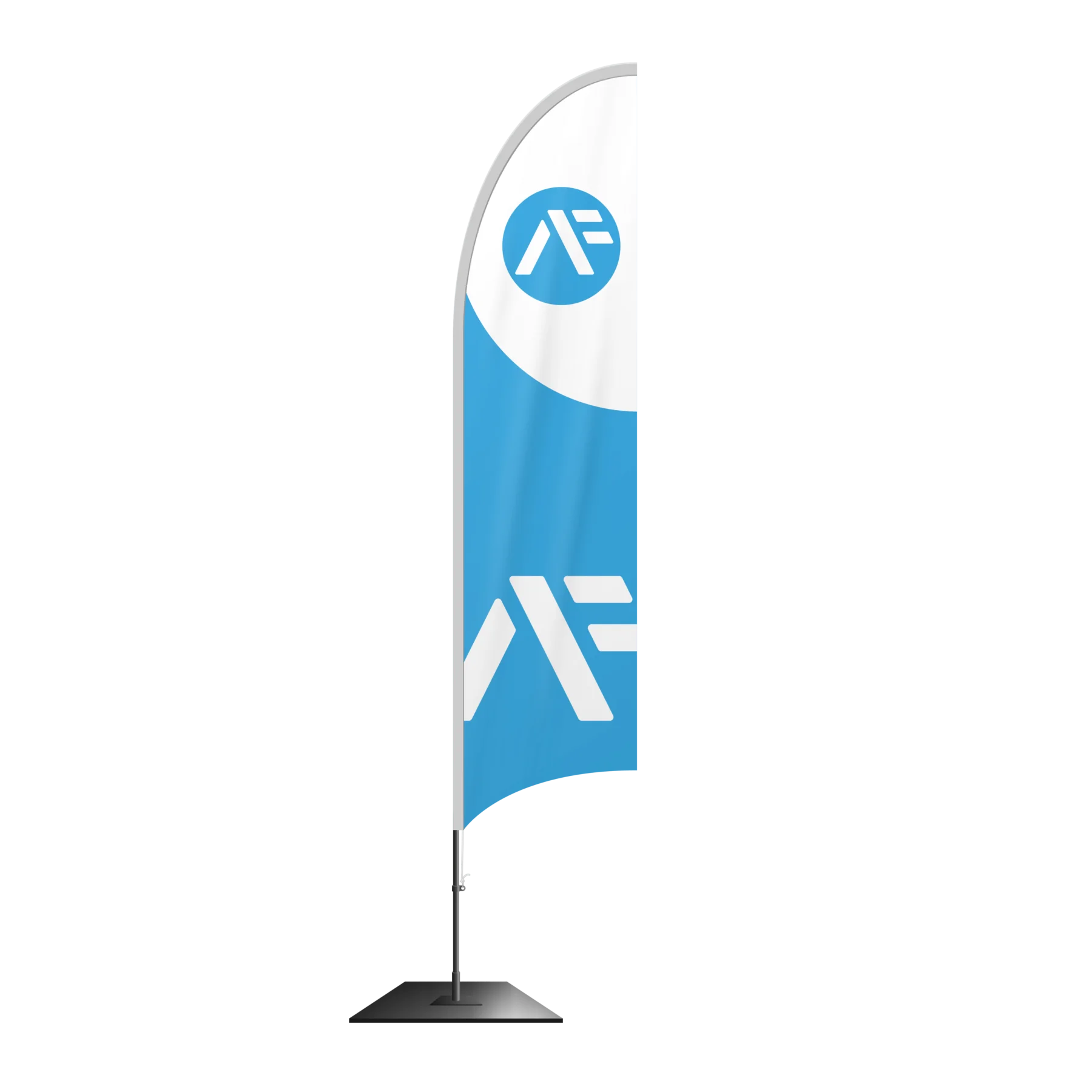Beachflag Segelform konkav