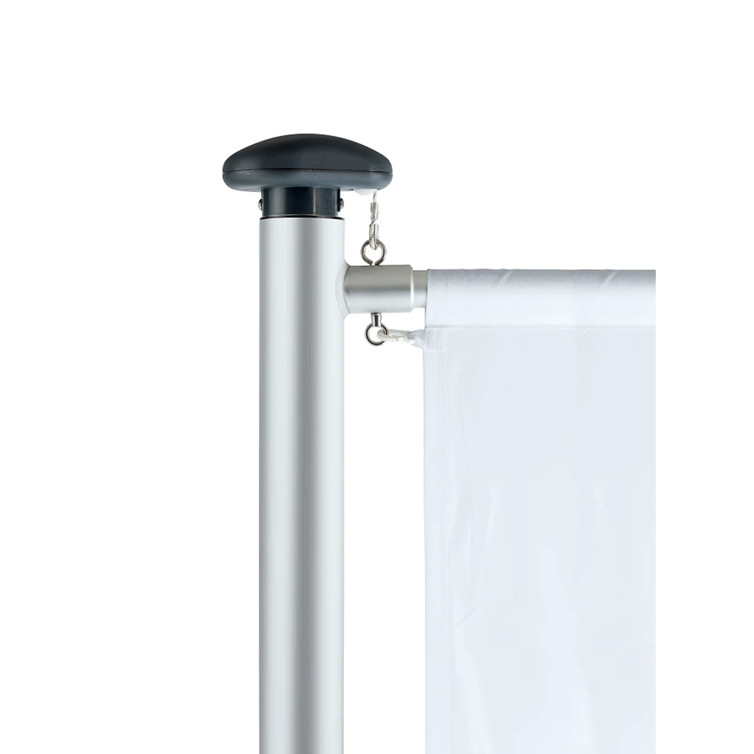 Fahnenmast Robust mit Ausleger