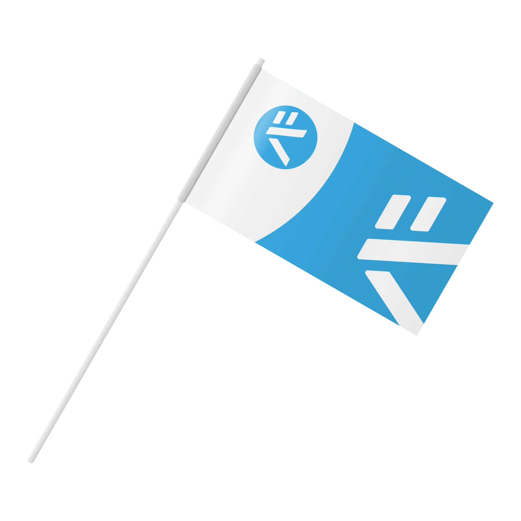 Papier Schwenkfahne