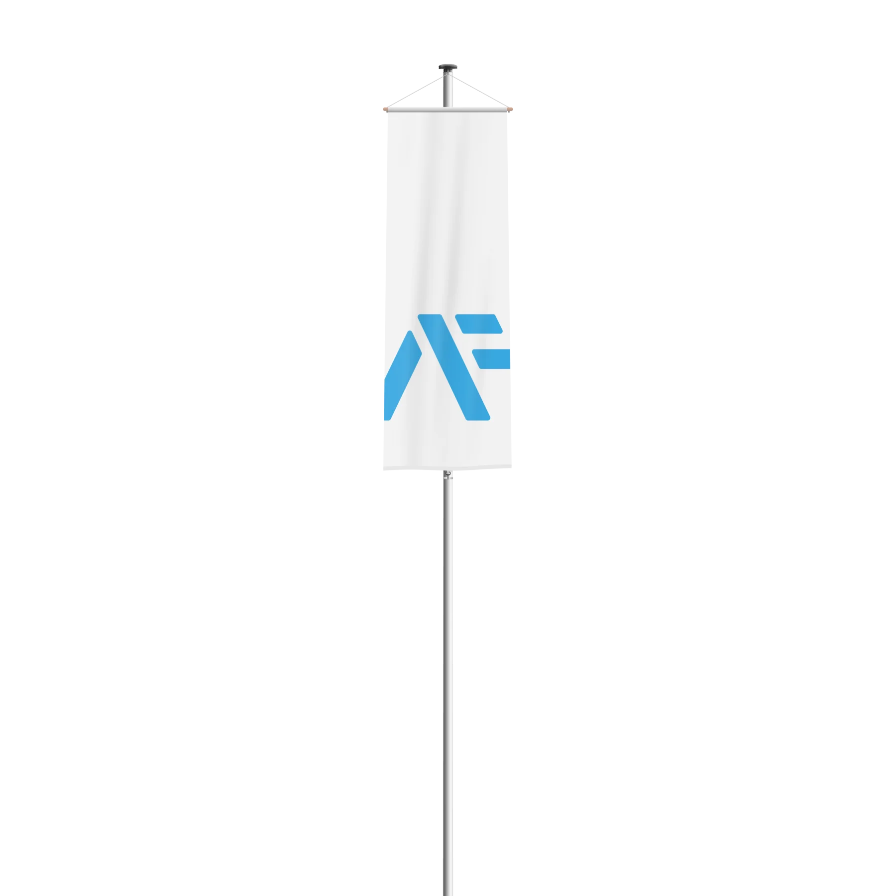 Bannerfahne (mit einer Stange)
