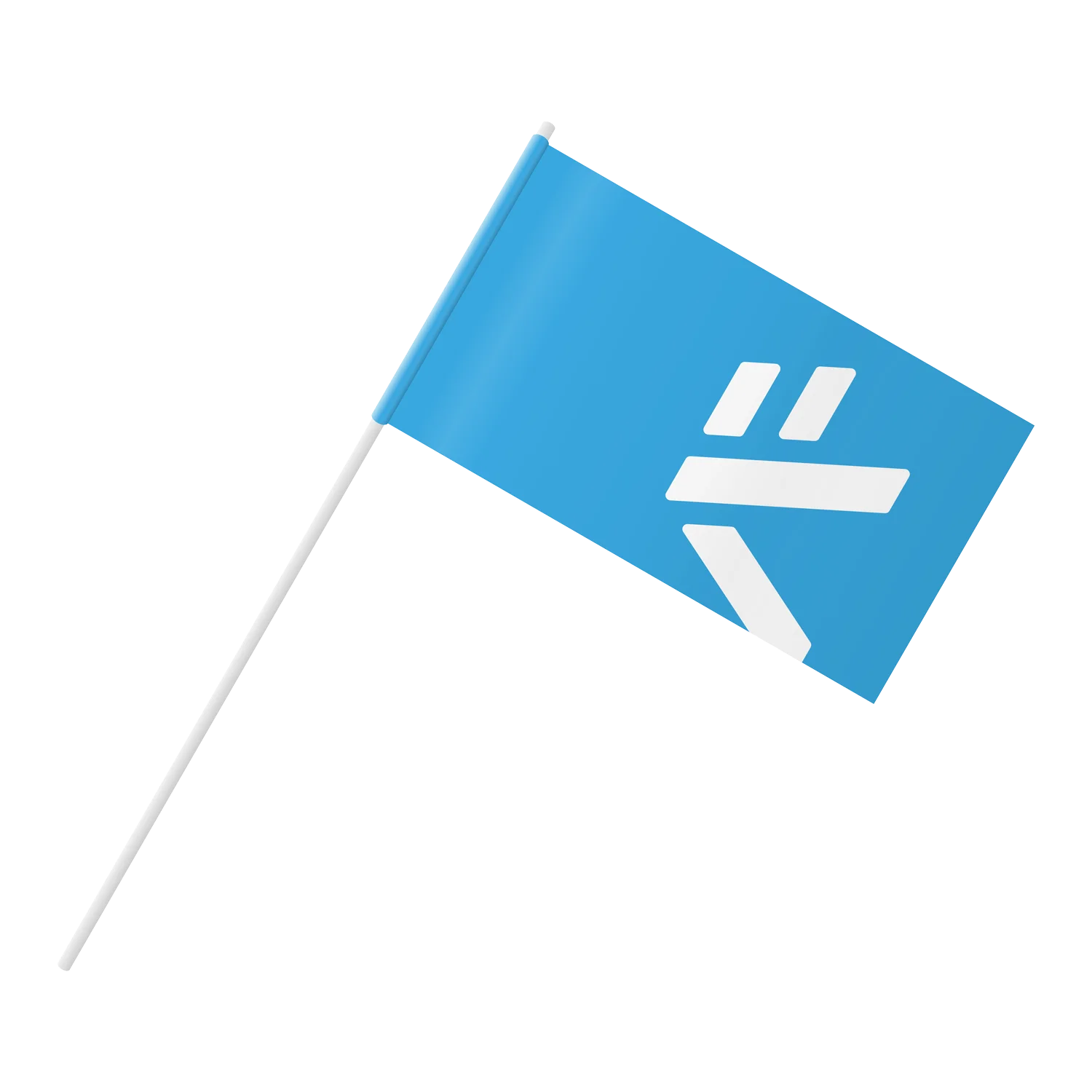 Papier Schwenkfahne