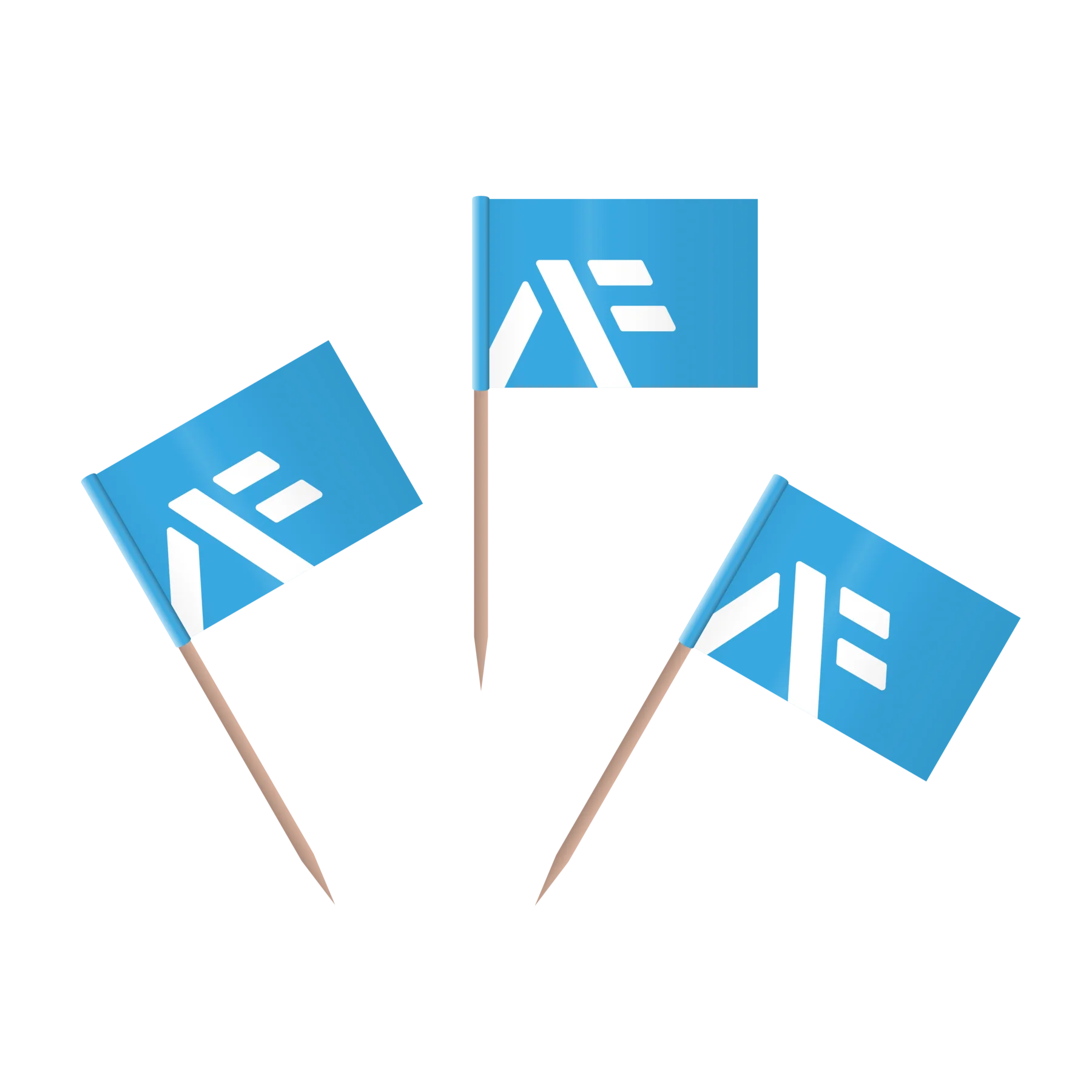 Zahnstocherfahnen