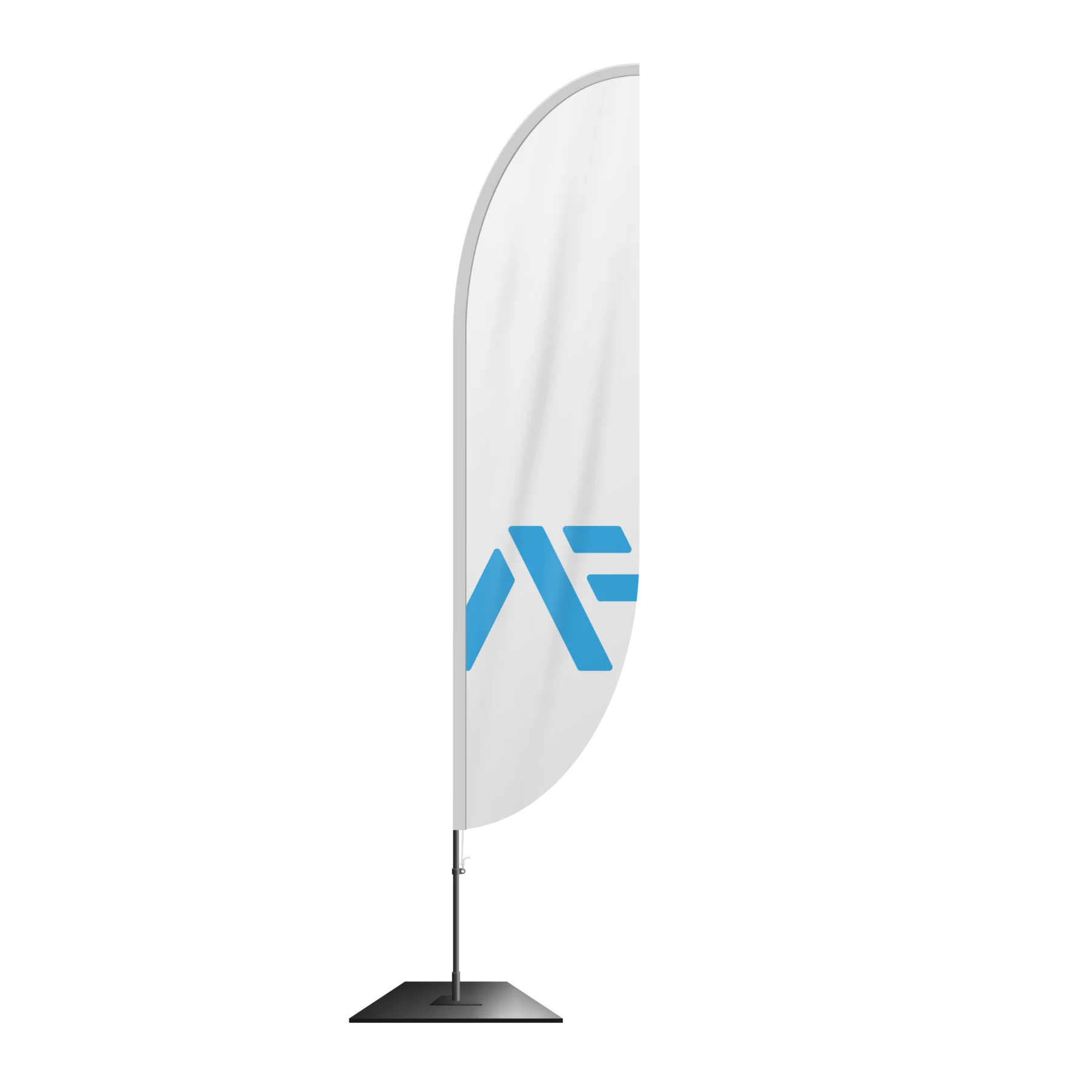 Beachflag Segelform konvex