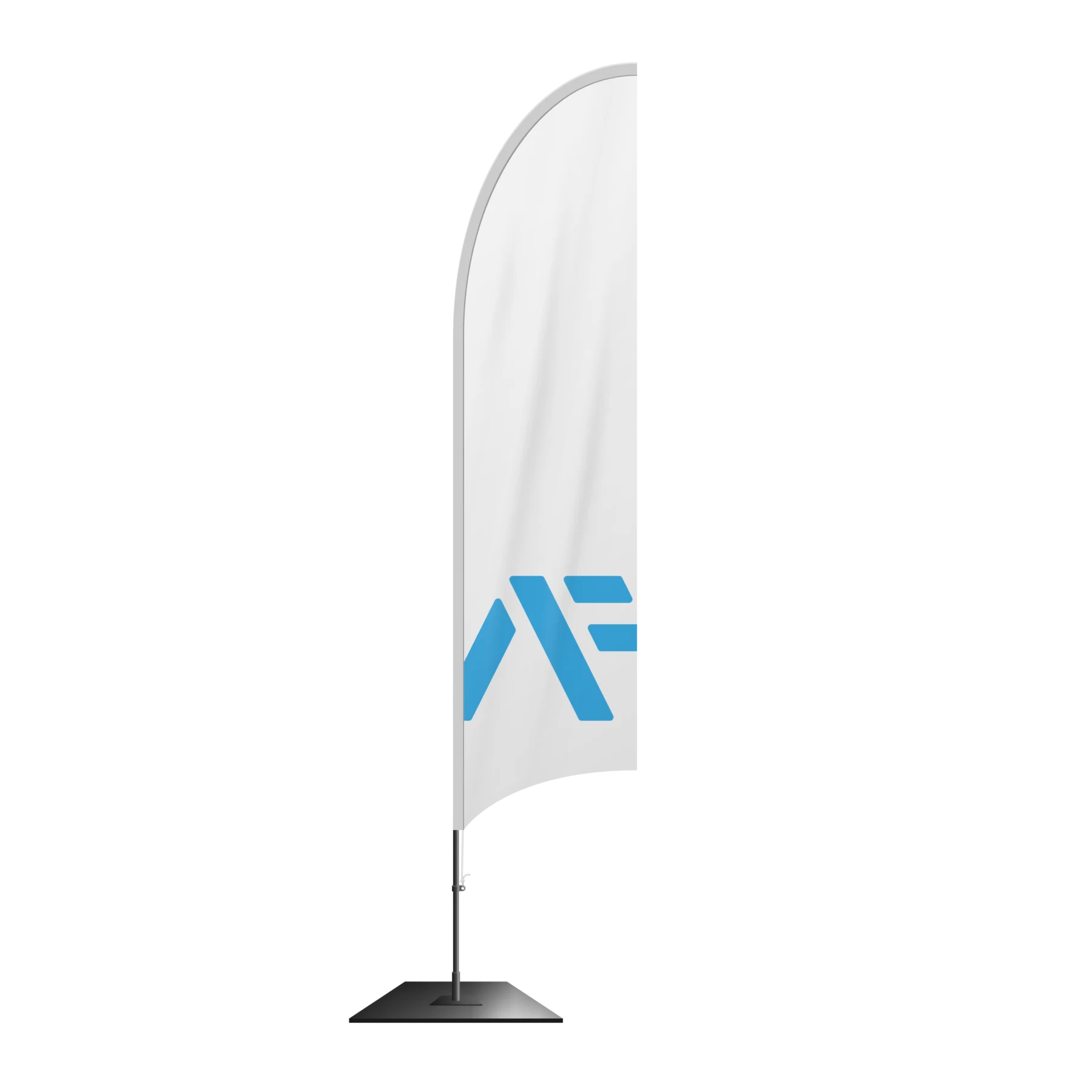 Beachflag Segelform konkav