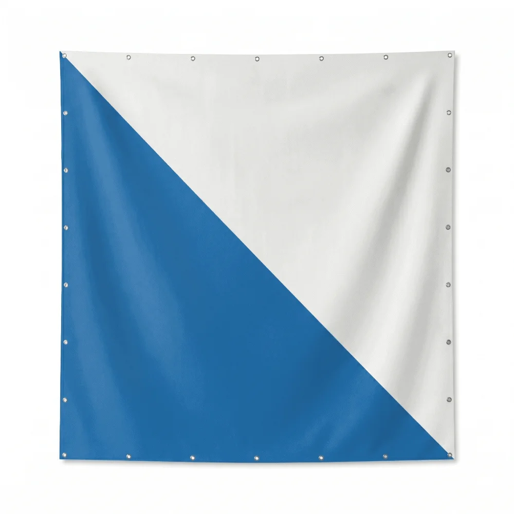 Kantonsfahne | Stoff-Banner Hochformat