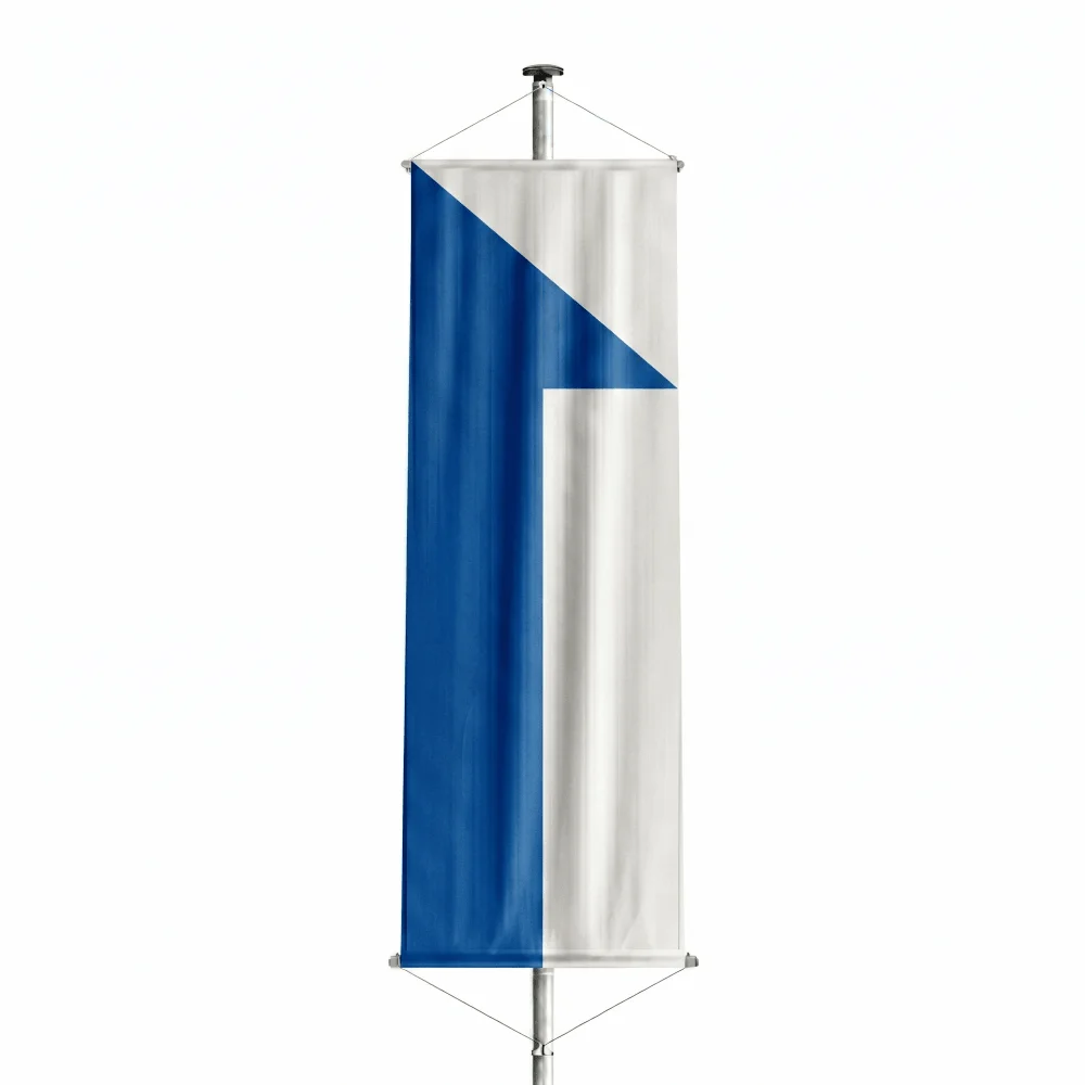 Kantonsfahne | Bannerfahne (mit zwei Stangen)