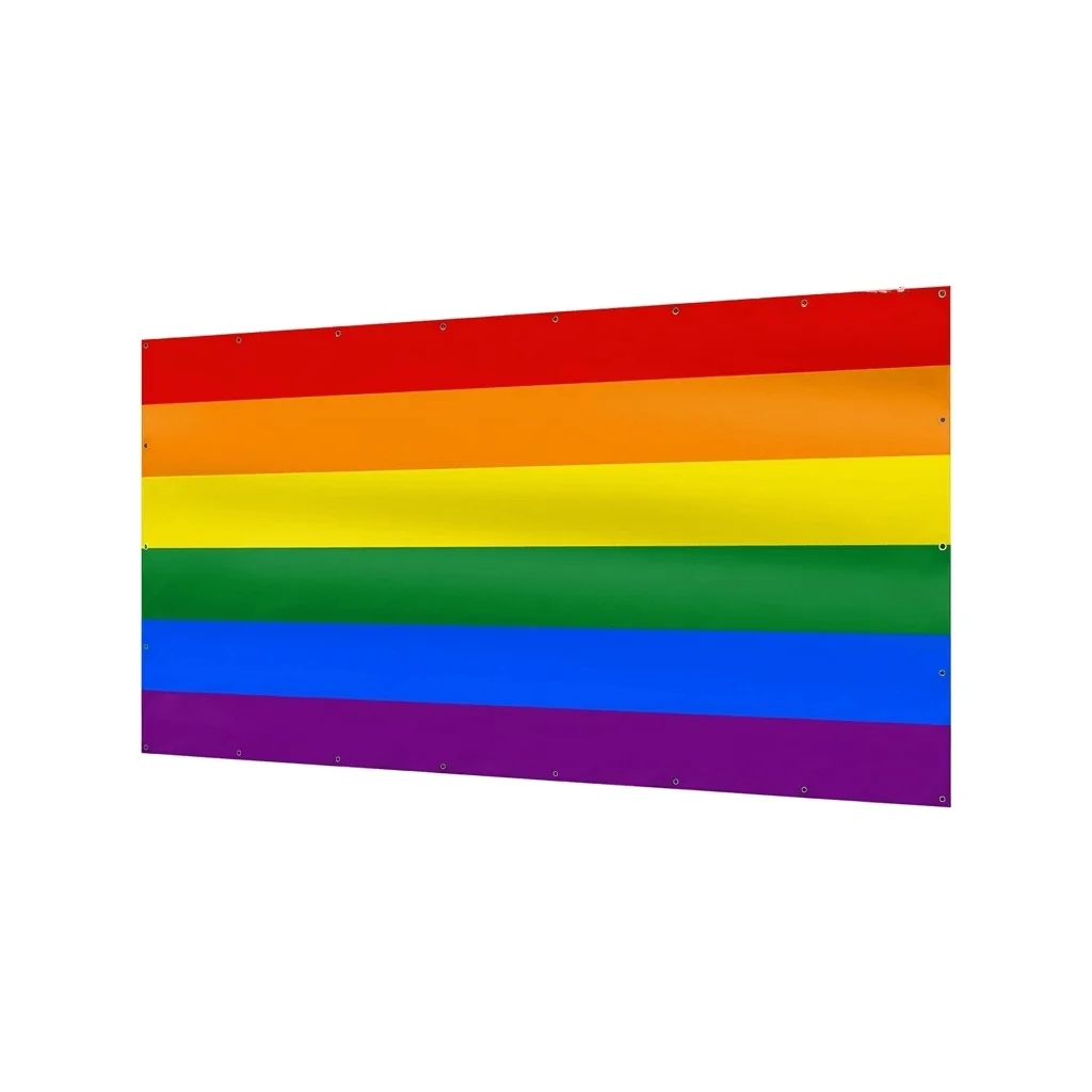 Prideflagge | Stoff-Banner Querformat